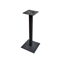 Base Per Tavoli Alta - Piede A Piastra - Antracite Moia