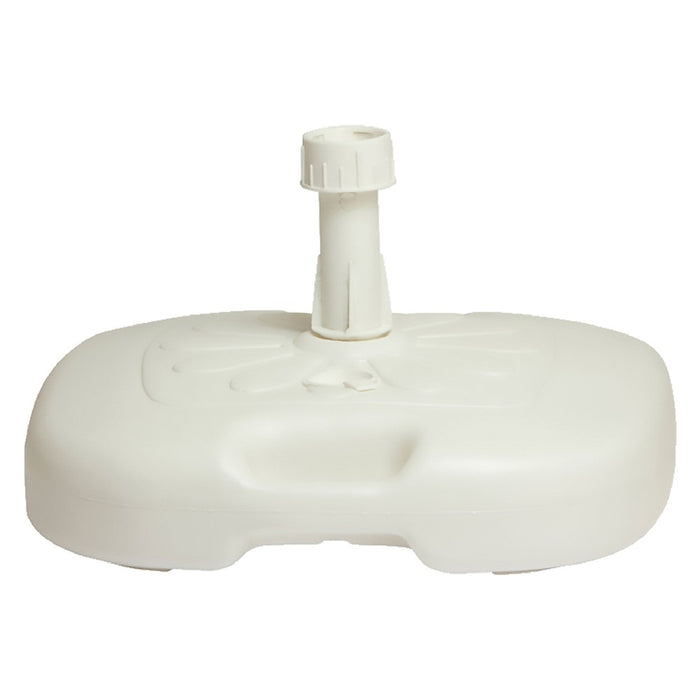 BASE PLASTICA PER OMBRELLONE CON MANIGLIE 45 x 45 - capacità 20 lt.