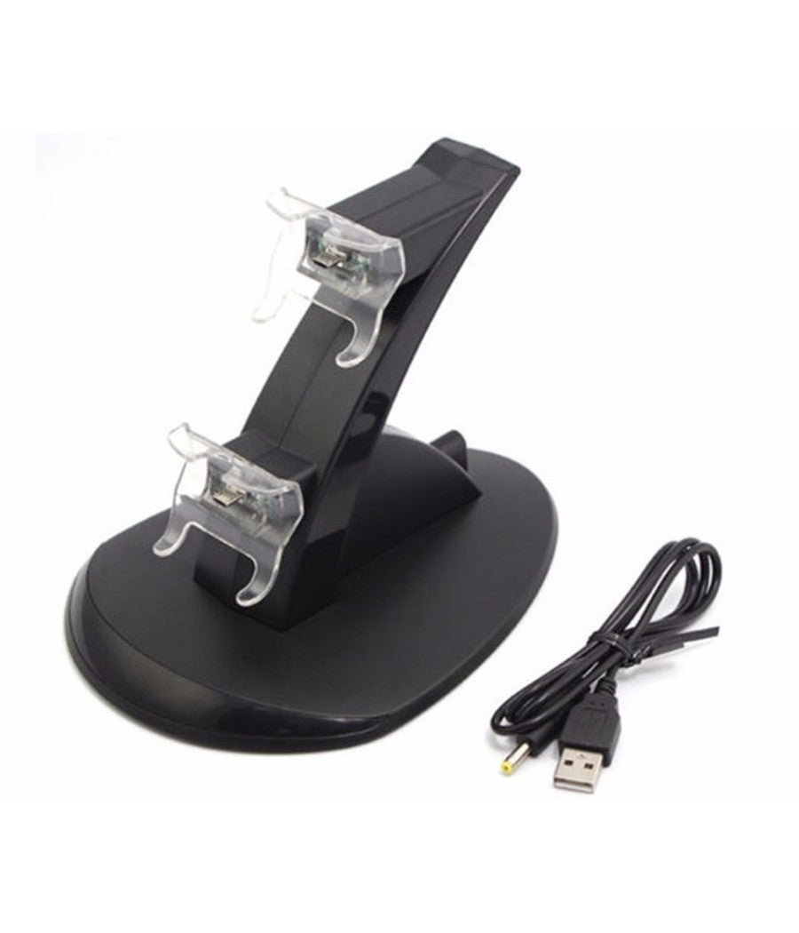 Base Stand Caricatore Doppio Per 2 Joypad X-box One Controller Joystick Con Usb         