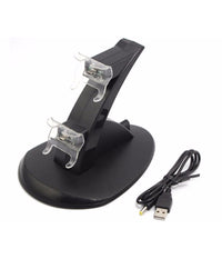 Base Stand Caricatore Doppio Per 2 Joypad X-box One Controller Joystick Con Usb         
