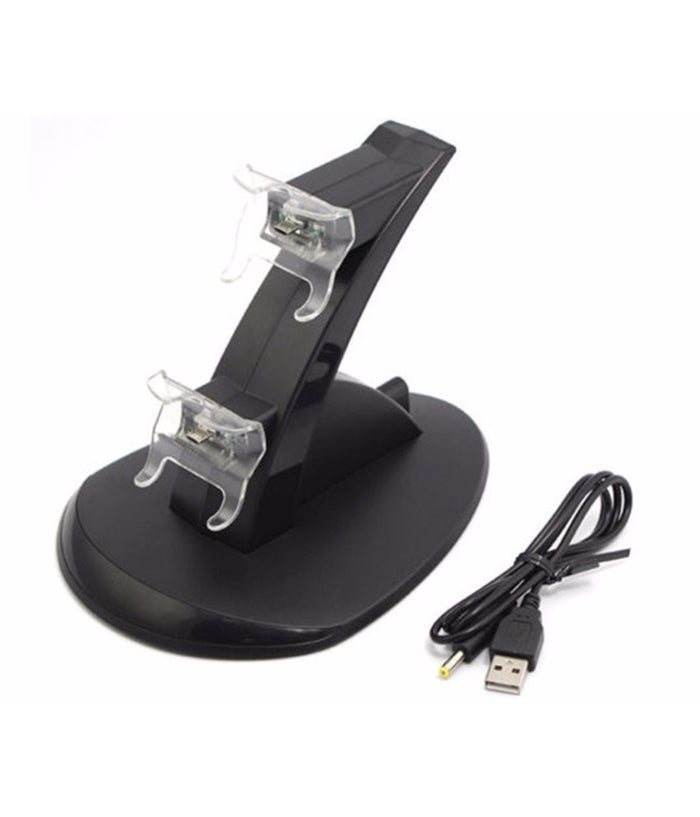 Base Stand Caricatore Doppio Per 2 Joypad X-box One Controller Joystick Con Usb         