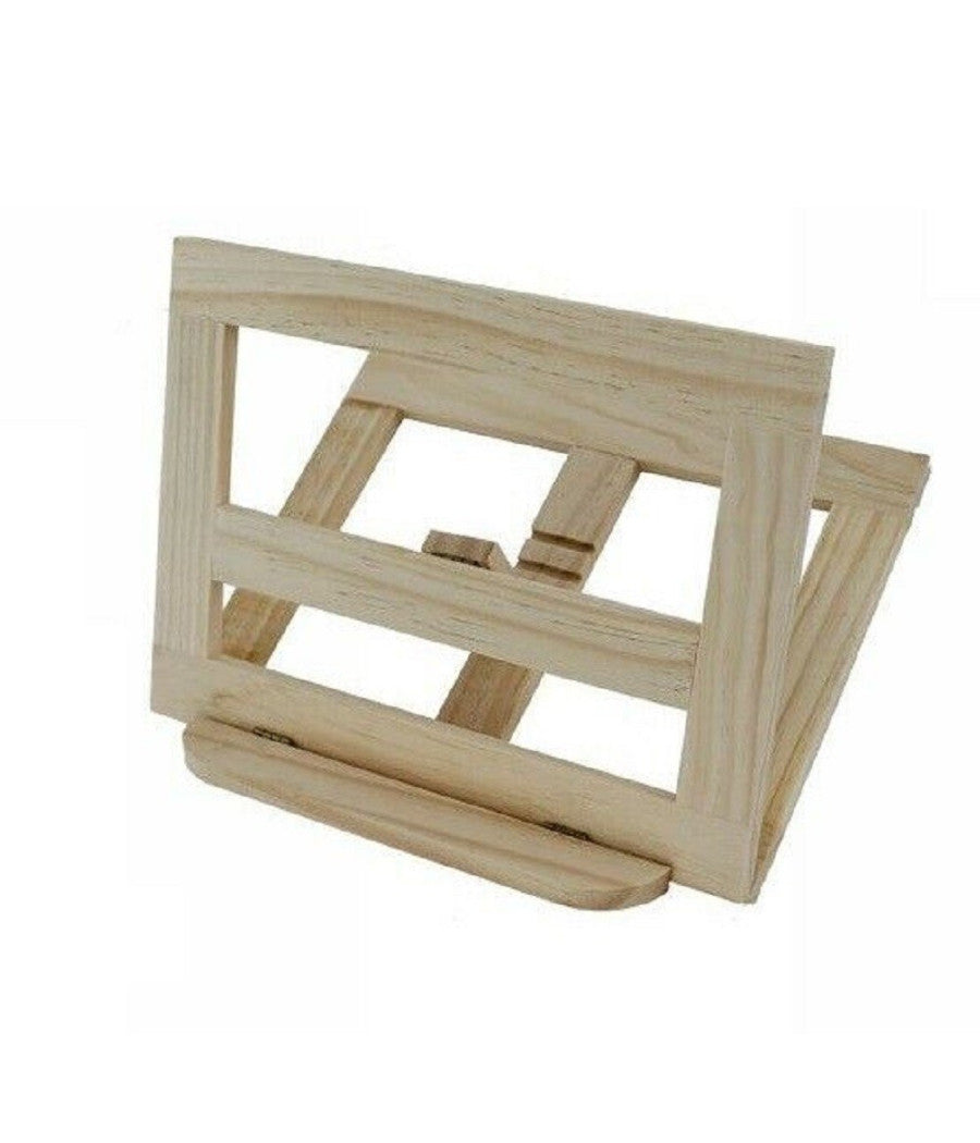 Base Stand Supporto In Legno Naturale Per Pc Portatile Laptop Regolabile         