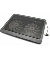 Base Supporto Per Laptop Con Raffreddamento Dissipatore Integrato A 2 Ventole         