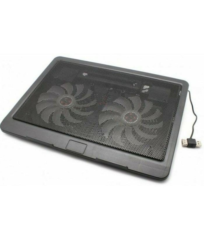 Base Supporto Per Laptop Con Raffreddamento Dissipatore Integrato A 2 Ventole         