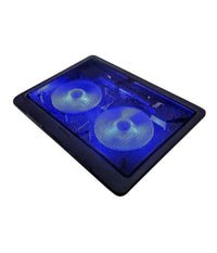 Base Supporto Per Laptop Con Raffreddamento Dissipatore Integrato A 2 Ventole         