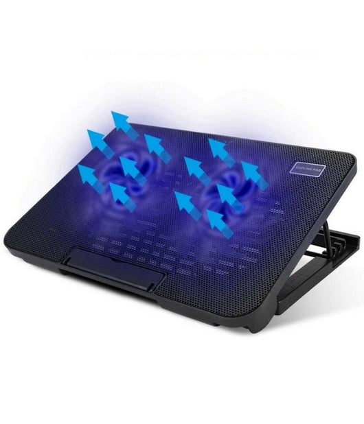 Base Supporto Raffreddamento Per Notebook Pc Portatile Ventole 2 Usb 17'' N99         