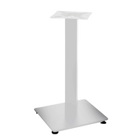 Base tavolo acciaio Jamie bianco quadro cm 40x40h72