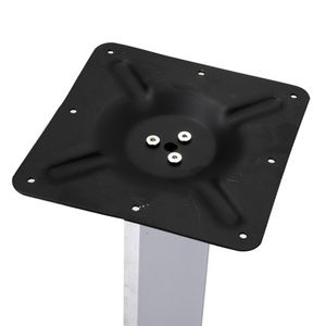 Base tavolo acciaio grigio opaco tondocm ø45h72