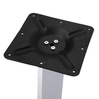 Base tavolo acciaio grigio opaco tondocm ø45h72