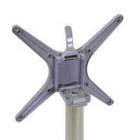 Base tavolo alluminio Lucas grigio ribaltabile cm 52x52h72