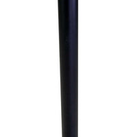 Base tavolo bar acciaio Gordon nero tondo cm 45x45h108