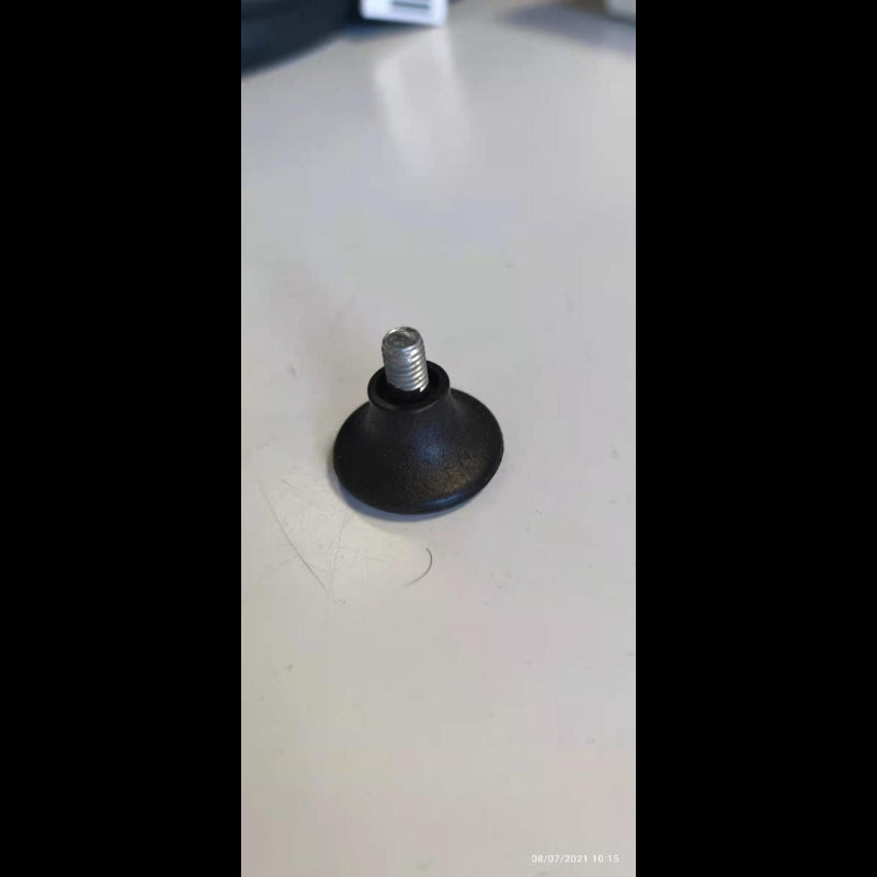 Base tavolo bar alluminio bianco quadrocm52x52h108