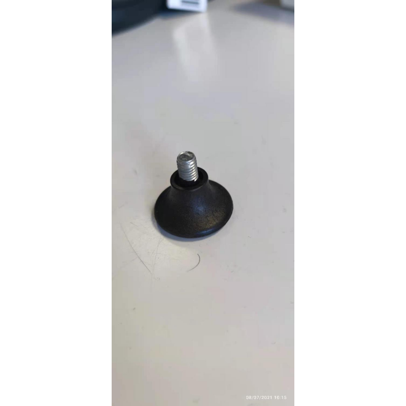 Base tavolo bar alluminio colore inox cm52x52h108