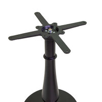 Base tavolo ghisa nero tondo cm ø43h72