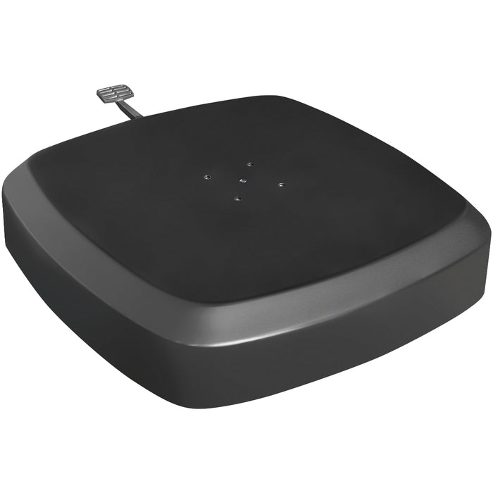 Base riempita ad acqua/sabbia per ombrellone da esterno con beccucci facili, Base per ombrellone a sbalzo con ruote Nero-Basi per ombrellone