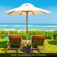 Base ombrellone da esterno pesa 14kg con diametro palo 38/48mm, Supporto rotondo per ombrellone 45x35cm-Basi per ombrellone