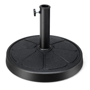 Base ombrellone da esterno pesa 14kg con diametro palo 38/48mm, Supporto rotondo per ombrellone 45x35cm-Basi per ombrellone