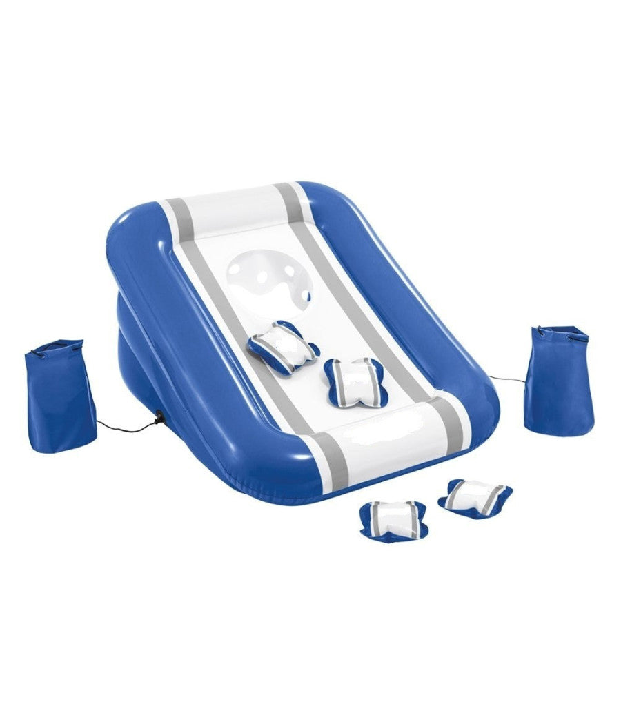 Basket Palla Canestro Gonfiabile Bambini 86 X 71 X 42 Cm Mare Piscina Giardino         