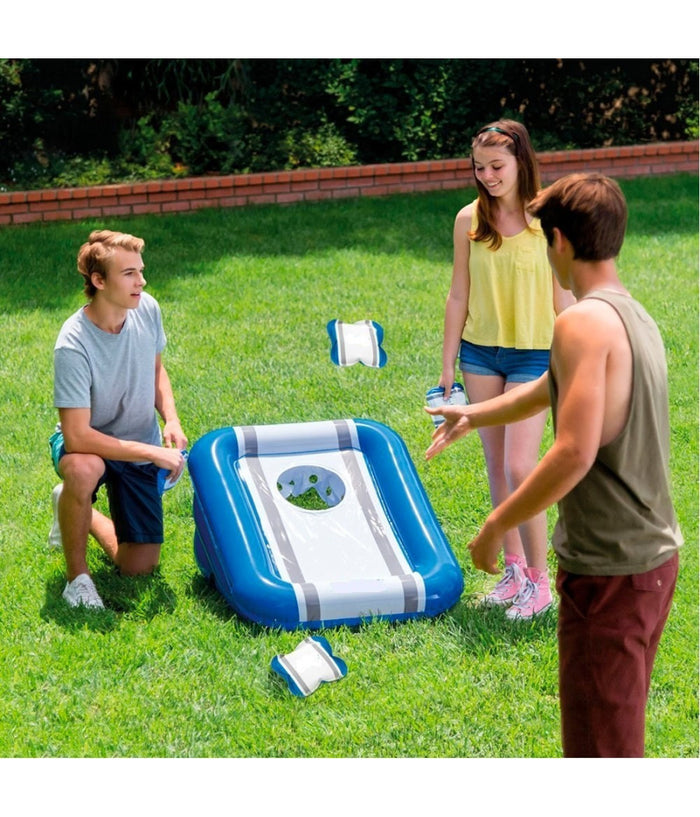 Basket Palla Canestro Gonfiabile Bambini 86 X 71 X 42 Cm Mare Piscina Giardino         