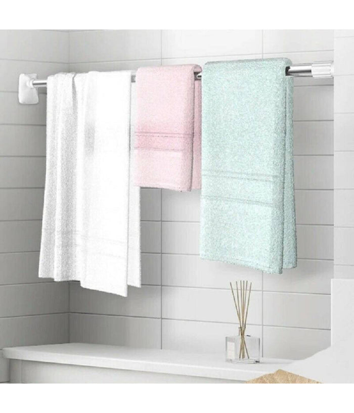 Bastone Asta Tenda Doccia Barra Telescopica Da 110 A 200 Cm In Acciaio 59798         