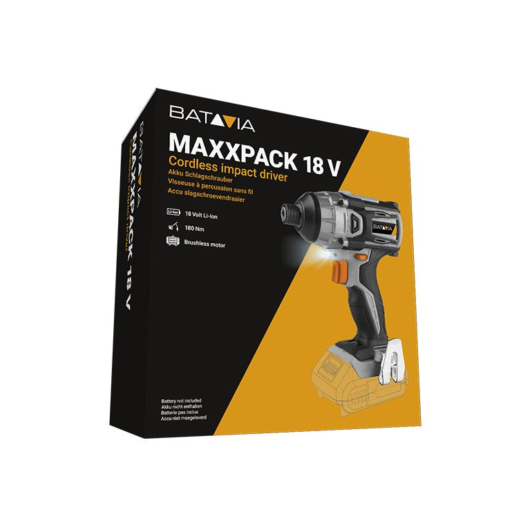 BATAVIA Avvitatore a batteria 18V MAXXPACK | senza spazzole | escl. Caricabatterie