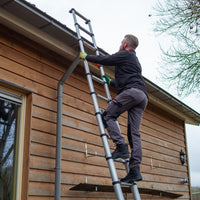 BATAVIA Scala Telescopica Professionale 3.27M | Con indicatore dell'angolo, SoftClose e Antiscivolo