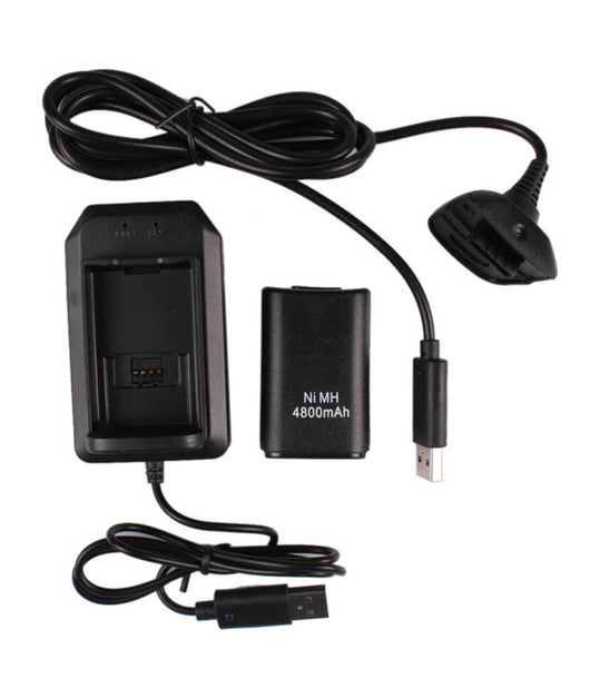 Batteria Battery Pack 4800 Mah Aggiuntiva Per Joystick Controller Per Xbox 360         