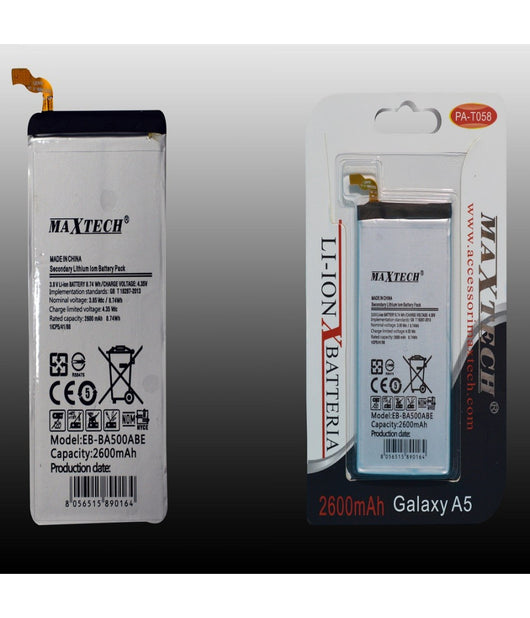 Batteria Compatibile Per Samsung Galaxy A5 Maxtech A Litio 2600mah Pa-t058         