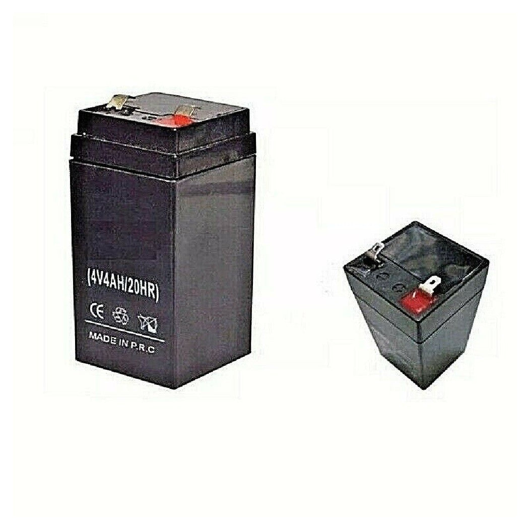 Trade Shop - Batteria Ermetica Tampone Ricaricabile 4v 4a Gruppo Continuità Giocattoli -