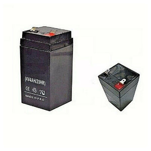 Trade Shop - Batteria Ermetica Tampone Ricaricabile 4v 4a Gruppo Continuità Giocattoli -