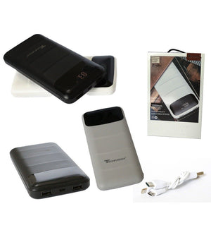 Trade Shop - Batteria Esterna Power Bank 15000mah Led Caricabatterie Usb 5v 2.1a Type C -