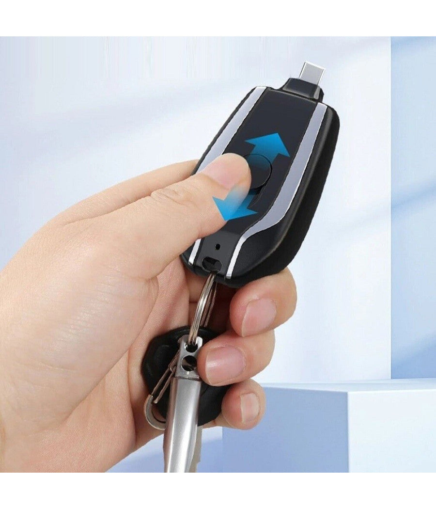 Batteria Esterna Power Bank 1500mah Portachiavi Type C 1500mah Yd-101         