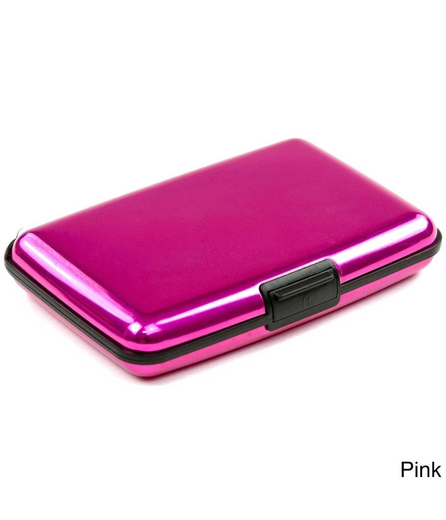 Batteria Esterna Power Bank 2 In 1 Porta Carte Di Credito Tessera In Alluminio         