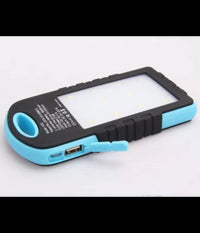 Batteria Esterna Powerbank 8800 Mah Solare Luce Led Caricatore Smartphone         
