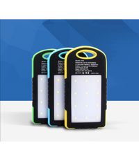 Batteria Esterna Powerbank 8800 Mah Solare Luce Led Caricatore Smartphone         