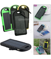 Batteria Esterna Solare Impermeabile Caricabatteria Power Bank 8000mah Solar Aps         