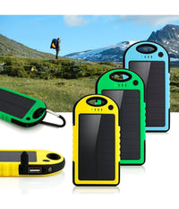 Batteria Esterna Solare Impermeabile Caricabatteria Power Bank 8000mah Solar Aps         