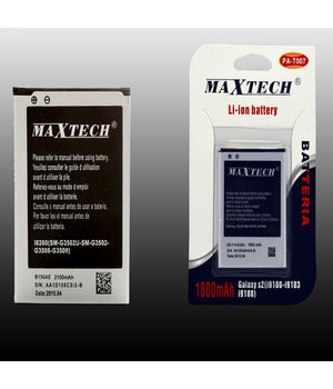 Batteria Interna Per Smartphone Samsung Galaxy S2 Di Ricambio Maxtech Pa-t007         