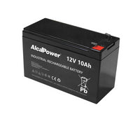 Batteria Ricaricabile 12V 10Ah AGM Ermetica - Ideale per Allarmi, UPS e Giocattoli - Attacco Faston T2