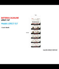 Batterie Alkaline Lr927/g7 1.5v 40mah Pile Bottone Orologi Telecomandi Maxtech         