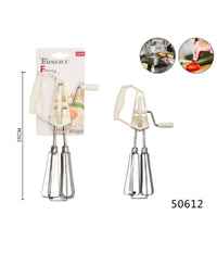 Batti Uova Manuale Frusta Sbattitore Doppia Sbattiuova Dolci Utensile 25cm 50612         