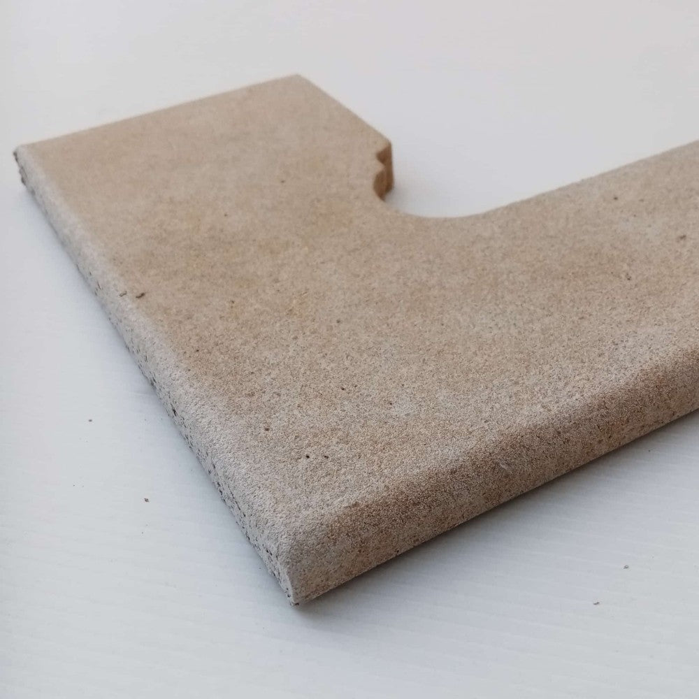 Battiscala destro klinker per serie capri colore beige - 1pz