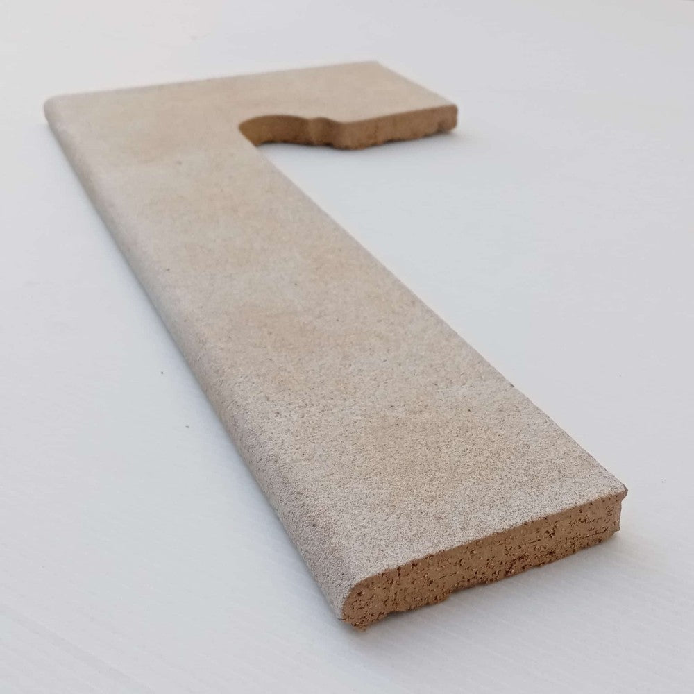 Battiscala destro klinker per serie capri colore beige - 1pz