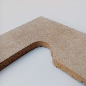 Battiscala destro klinker per serie capri colore beige - 1pz