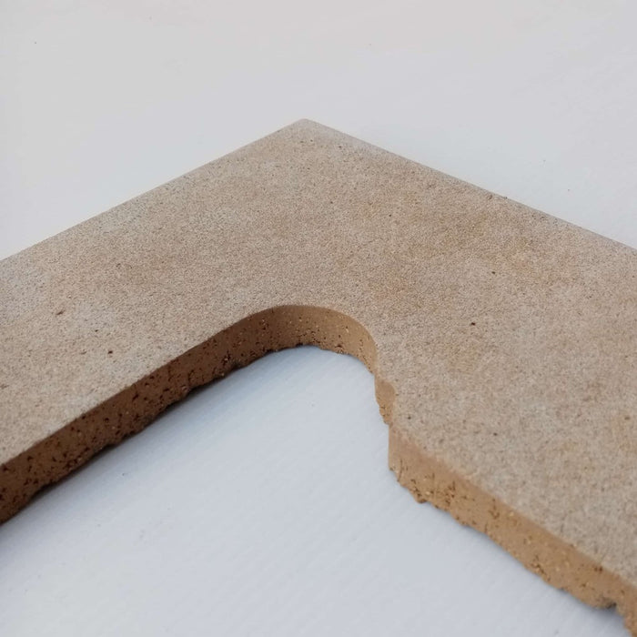 Battiscala destro klinker per serie capri colore beige - 1pz