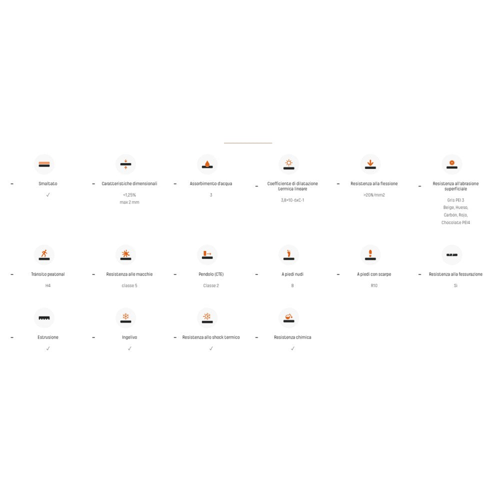 Battiscala destro klinker per serie capri colore beige - 1pz