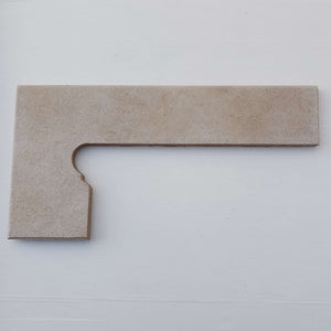 Battiscala sinistro klinker per serie capri colore beige - 1pz