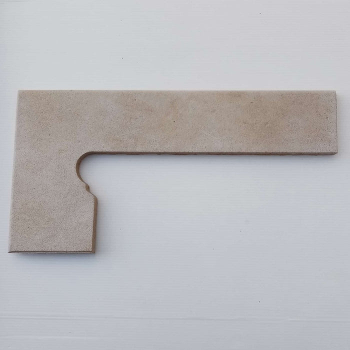 Battiscala sinistro klinker per serie capri colore beige - 1pz
