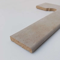 Battiscala sinistro klinker per serie capri colore beige - 1pz