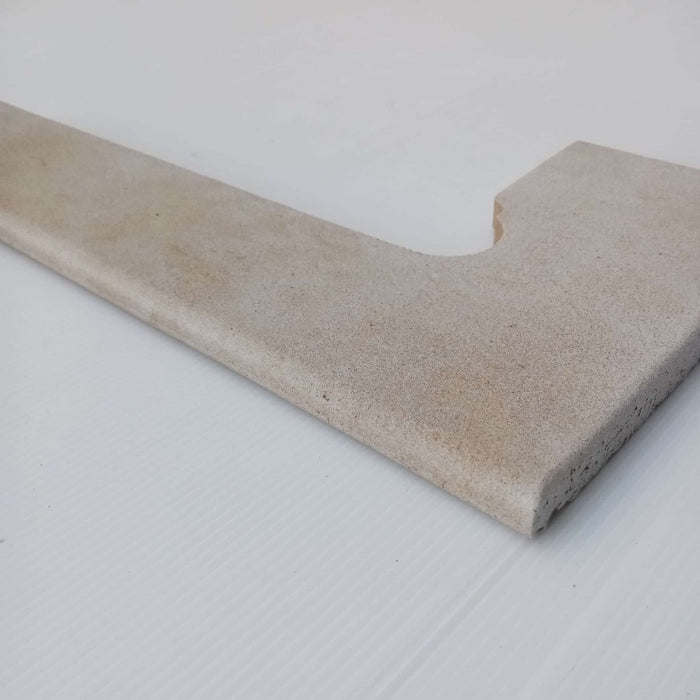 Battiscala sinistro klinker per serie capri colore beige - 1pz